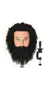 Testa per parrucchieri in capelli veri per taglio e styling_voghion.com