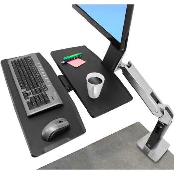 WorkFit-A with supplementary worksurface