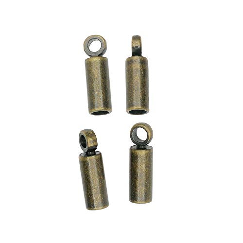 Algopix Similar Product 12 - Cord Ends Barrel with Ring 65mm Long