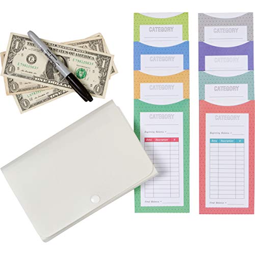 Algopix Similar Product 4 - 96 Cash Envelopes with Purse Organizer