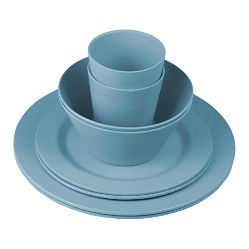 Algopix Similar Product 15 - 10T Camping bamboo crockery set BAMBOO