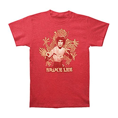 Men's Bruce Lee Dragon Fitted Jersey T-shirt
