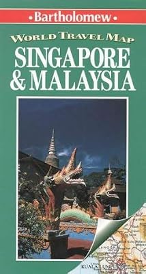 Singapore & Malaysia: World Travel Map (Bartholomew World Travel Series Maps)
