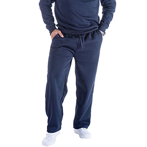Algopix Similar Product 7 - Leehanton Basic Solid Fleece Sweatpants