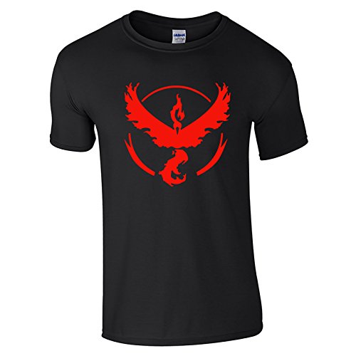 Pokemon Go Team Valor Black Shirt (Small)