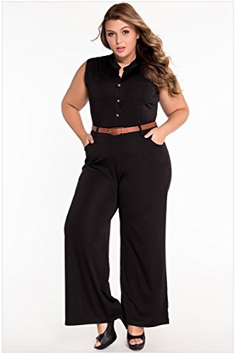eShow Women Plus Size Perspective Clubwear Bodycon Long Jumpsuit Rompers