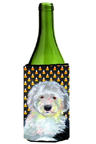 

Old English Sheepdog Candy Corn Halloween Portrait Michelob Ultra Koozies for slim cans LH9046MUK
