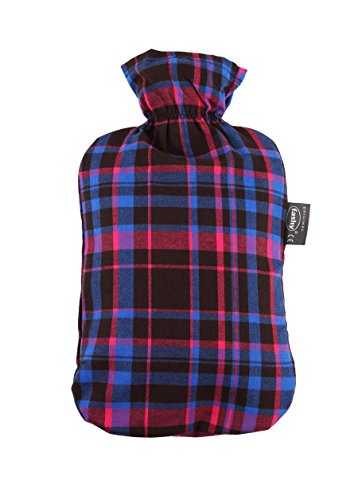 Algopix Similar Product 16 - Fashy Hot Water Bottle with Tartan