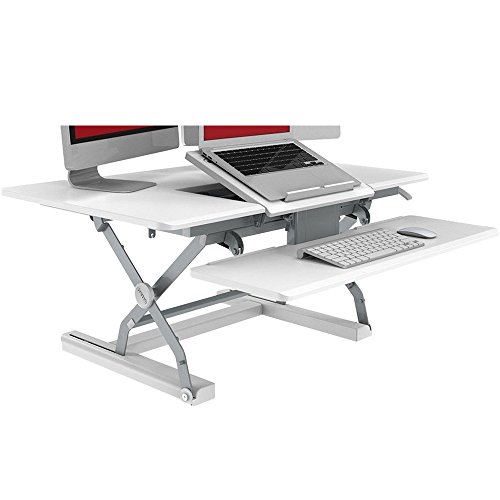 Algopix Similar Product 2 - Loctek PL36W 36" Sit-Stand Riser, White