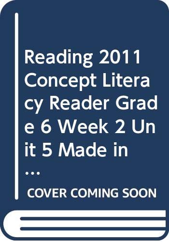 READING 2011 CONCEPT LITERACY READER GRADE 6 WEEK 2 UNIT 5 MADE IN ANCIENT EGYPT by Scott Foresman