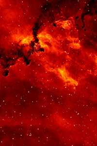 Star And Sky - RED: Beautifull, Glossy, Ruled (6"x9") (Simple Motivational) by Thomas MIddleton