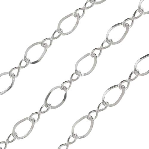 Algopix Similar Product 11 - Beadaholique Bulk Figure 8 Chain Flat