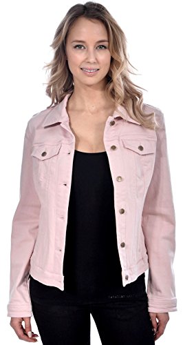 RedX Women's Long Sleeve Button-Up Denim Jacket