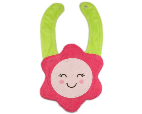 BONAMART ® three-D Kids Baby Girl Boy Toddler Bibs Cute Cartoon Flower Soft Saliva Towel