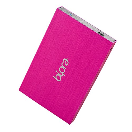 

Bipra 1TB 1000 GB USB 3.0 2.5 inch FAT32 Portable External Hard Drive - Pink