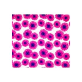 Drop it MODERN 4.5 Ft x 9 Ft Flower Power Photography Fabric Backdrop with Velvet Flocked Design