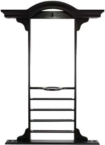 

Ozone Deluxe Pool Cue Wall Rack - Black