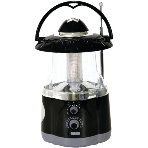 Northpoint 12-LED Lantern with 4-LED Flashlight and AM/FM Radio
