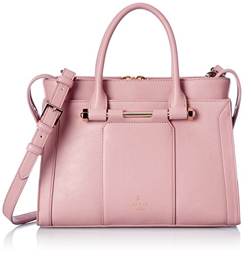 lanvin en bleu金属棒装饰方形大容量手提单肩包