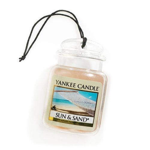 Yankee Candle Car Jar Car Air Freshener, Sun & Sand