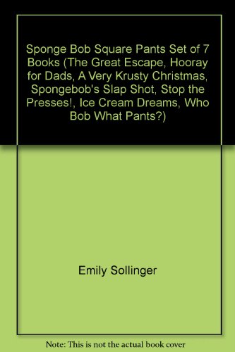 Sponge Bob Square Pants Set of 7 Books by Emily Sollinger