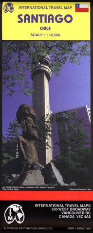 Santiago Map by International Travel Maps