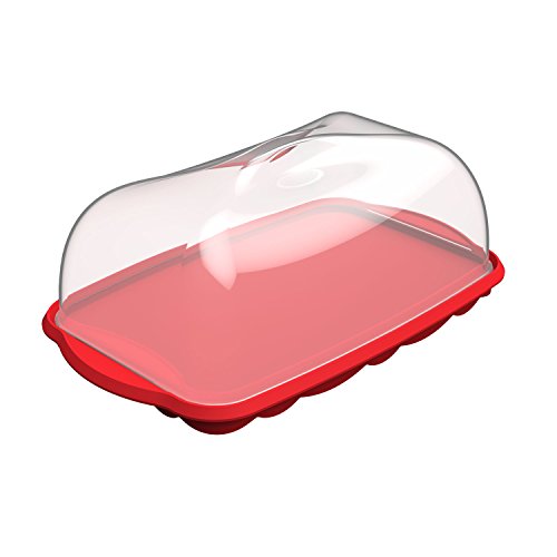Nordic Ware Loaf Cake Keeper, Red