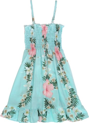 RJC Girls Paradise Lei Panel Elastic Tube Top Ruffle Sundress