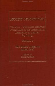 Applied Psychology V 3 (Applied Psychology, 3) by Horst Gundlach