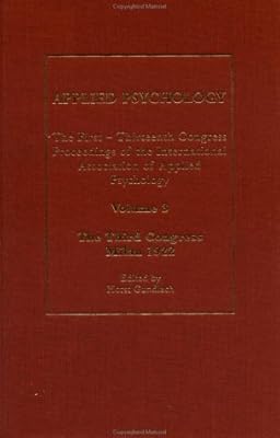 Applied Psychology V 3 (Applied Psychology, 3)