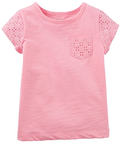 Carter's Little Unisex Child Lace Pocket Tee (Toddler/Kid) - Yellow