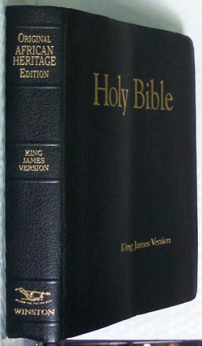 The Original African Heritage Study Bible: King James Version/Black Leatherette by Cain Hope Felder