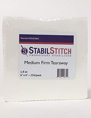 Algopix Similar Product 3 - Medium 18 oz Firm Tearaway 6 x 6