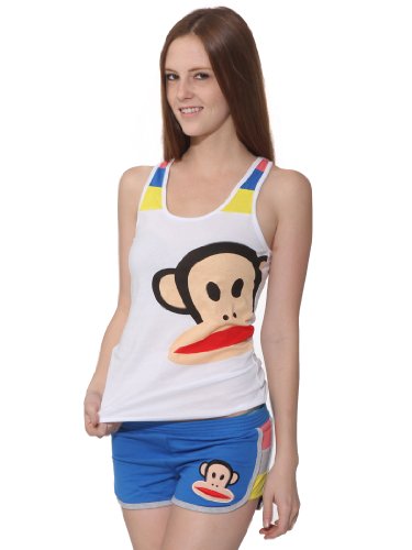 Paul Frank Julius 2 Piece Sleep Set Shorts Tank Pajamas Juniors