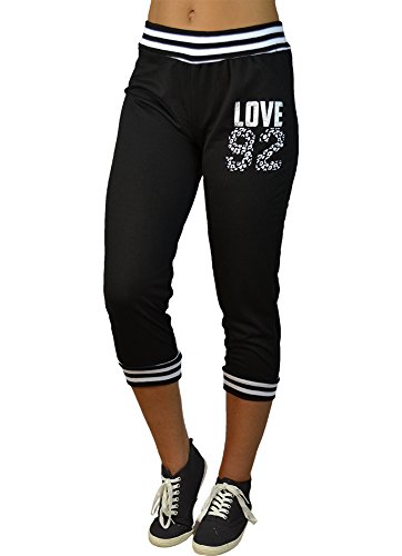 LnLClothing Juniors Elastic Waist Band Sweat Capri Pants