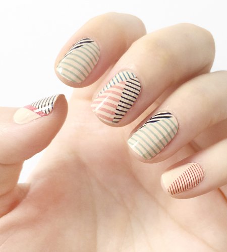 100% Authentic Incoco Nail Polish 16 Double-ended Strips By It's a Nail - Sailor