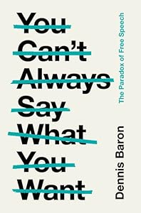 You Can't Always Say What You Want: The Paradox of Free Speech by Dennis Baron