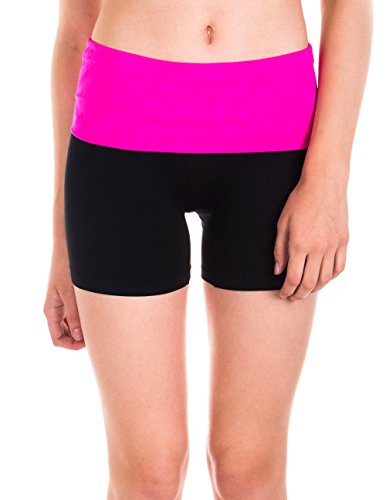 CC Nylon Spandex Foldover Tribal Shorts