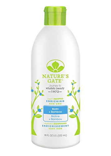 Nature's Gate Shampoo Biotin Strengthening Shampoo for Weak, Fragile and Thinning Hair, 18-Ounce Bottle