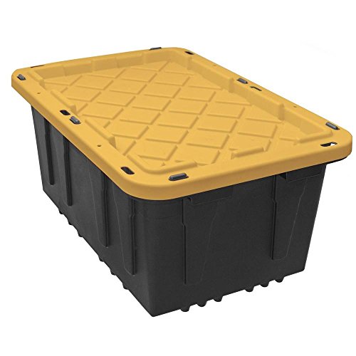 Algopix Similar Product 17 - HDX 17 Gal. Storage Tote in Black