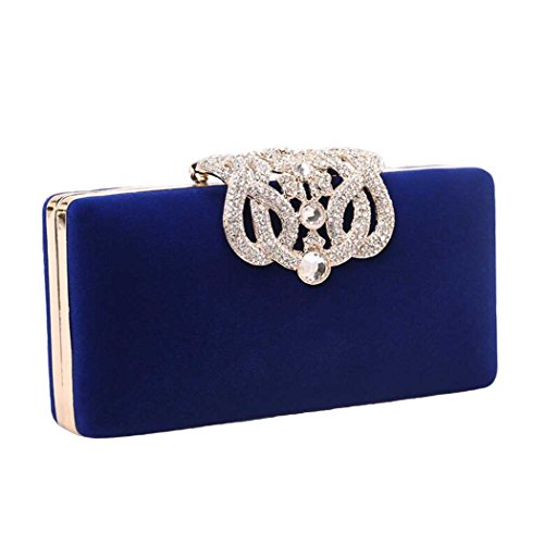 Cocoly Womens Evening Cocktail Wedding Party Bag Clutch Purse Wallet Handbag Decorative drill
