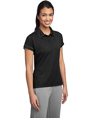 

Sport-Tek LST659 Ladies Contrast Stitch Micropique Sport-Wick Polo
