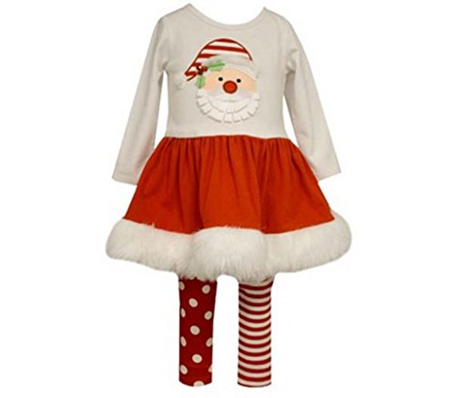 Bonnie Jean Girls' Santa Tutu Set