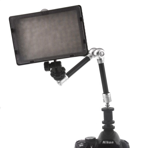 

Neewer 11"/28cm Variable Friction Adjustable Arm Metal Articulating Magic Arm for DSLR Camera Rig / LCD Monitor / DV Monitor / LED Lights / Flash light