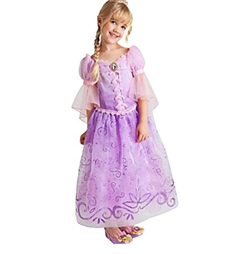 MissFox Disfraces De Niña Disfraces De Princesas Infantiles 120CM Como Cuadro