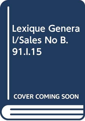 Lexique General/Sales No B.91.I.15 by unknown author