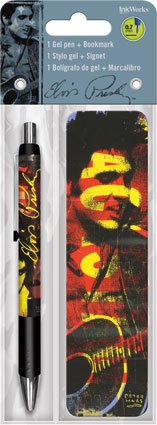 Elvis Presley Gel Pen and Bookmark Set
