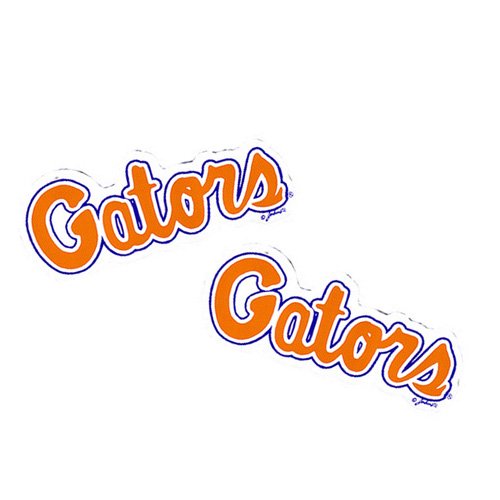 NCAA Florida Gators Car Magnet with Mascot, Small, 2 Pack
