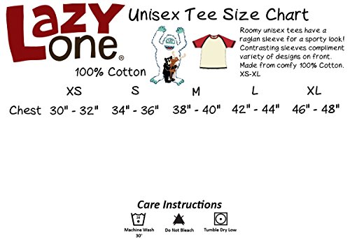 LazyOne Unisex Asleep At The Reel PJ T Shirt Adult
