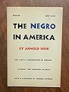 The Negro In America